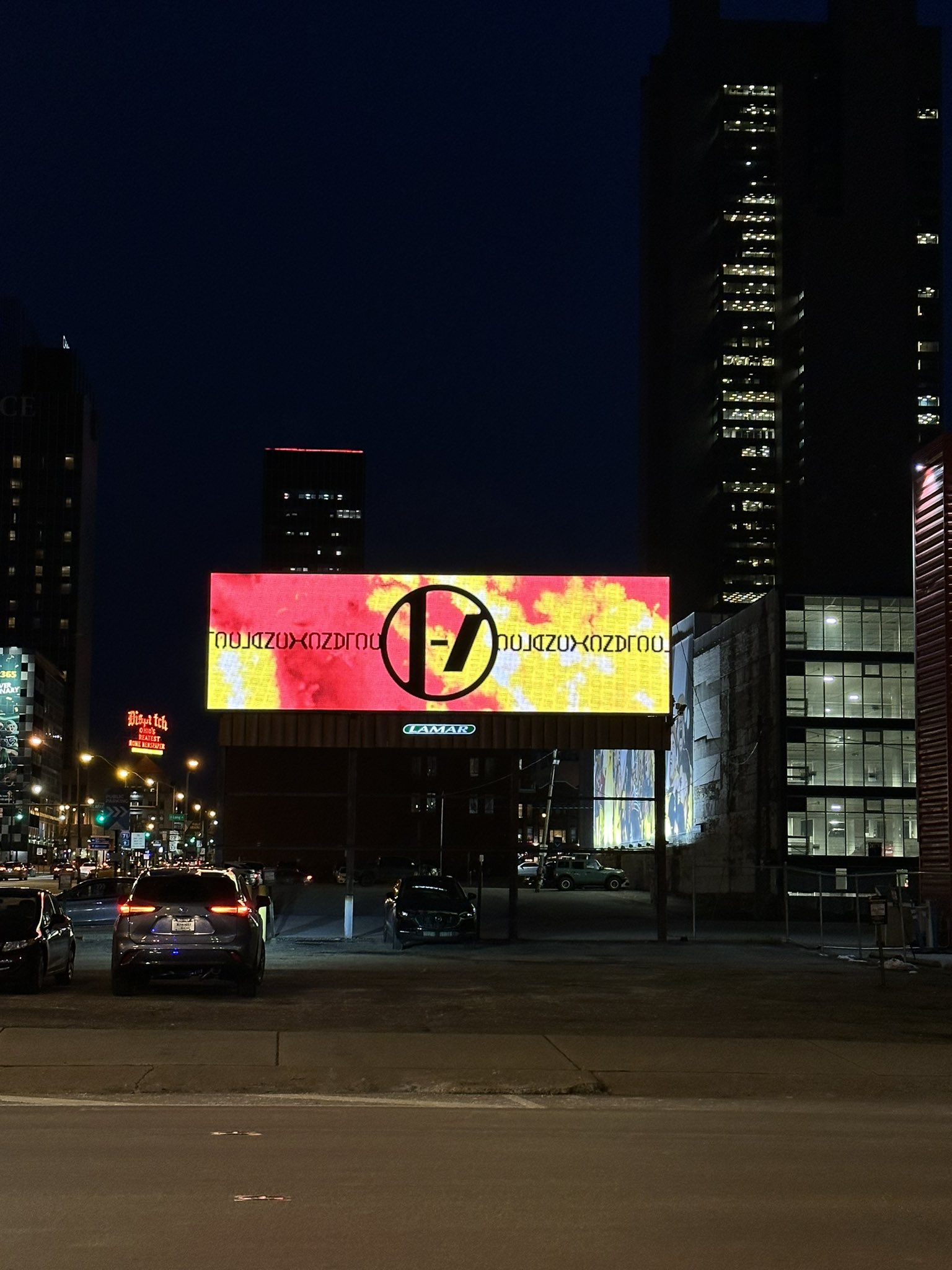 Alt text: Digital bilboard in Columbus&quot;