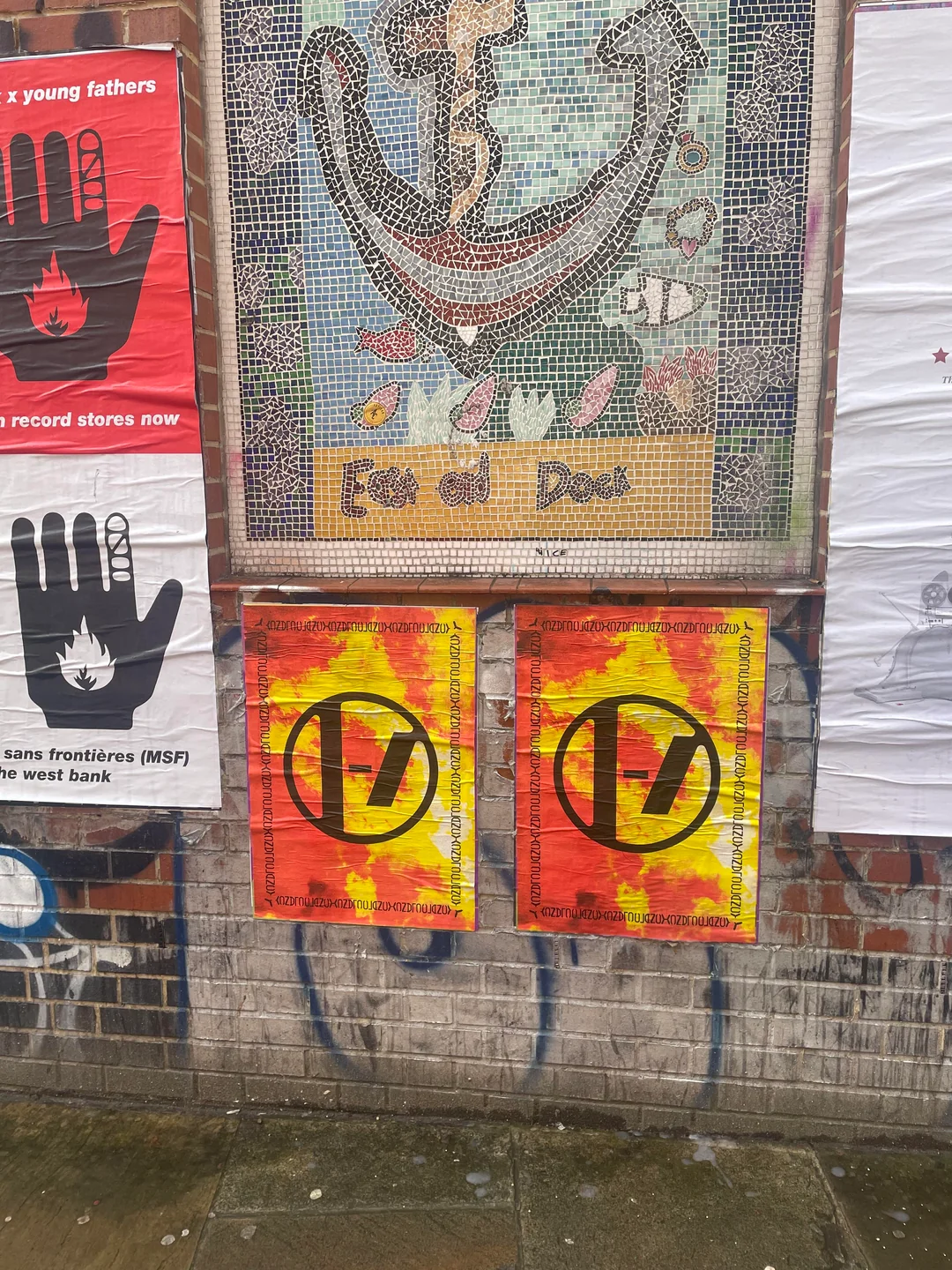 Alt text: Poster in London&quot;