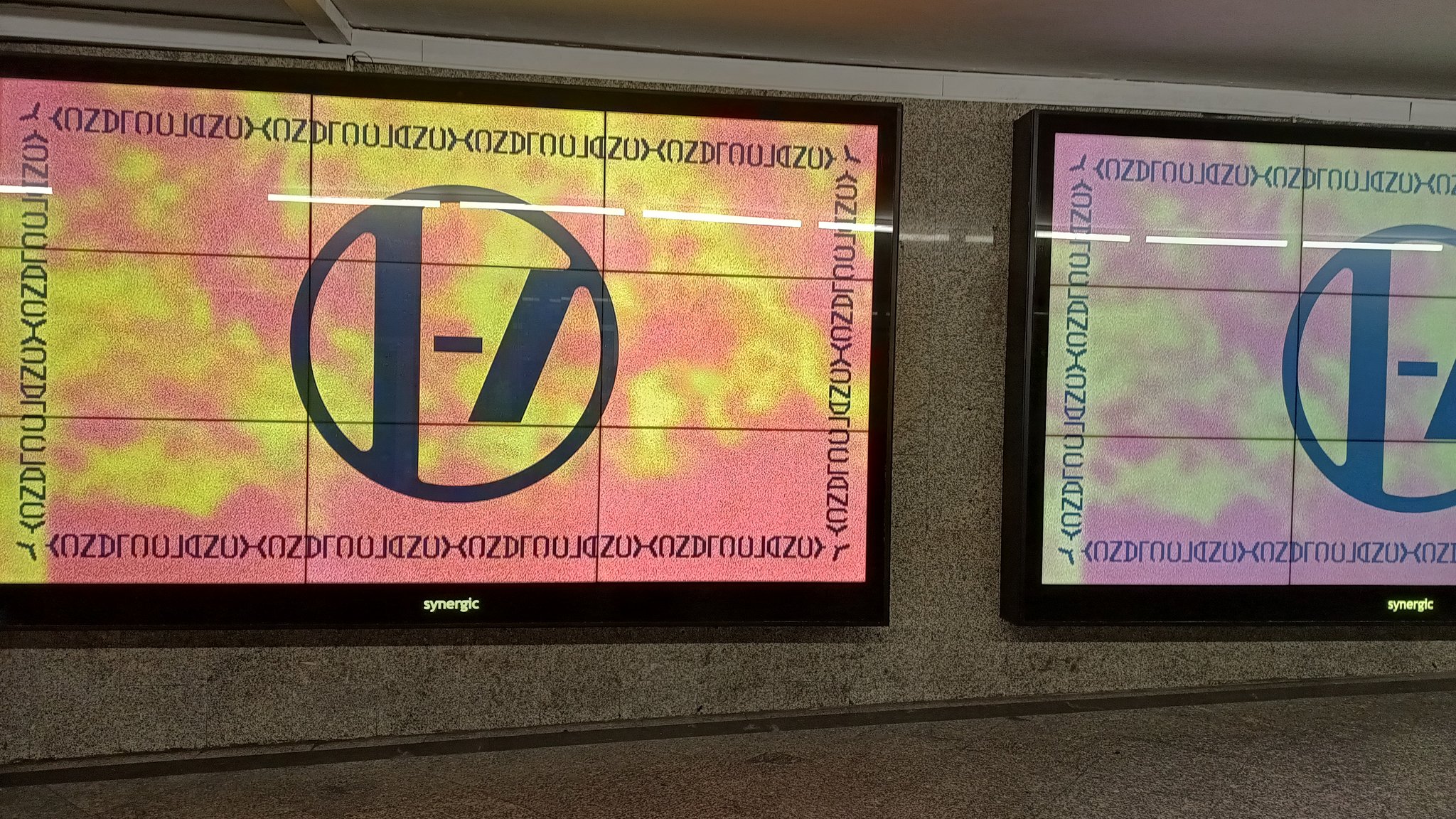 Alt text: Poster in Warsaw&quot;